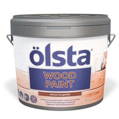 Краска Olsta Wood Paint для деревянных поверхностей