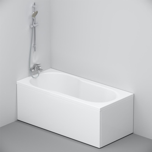 Акриловая ванна AM.PM X-Joy 150х70 с каркасом + шторка на ванну + Сертификат AM.PM на 30 дней подписки на медиасервис фото 3
