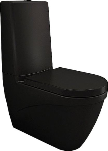 Крышка-сиденье Bocchi Taormina черная матовая, с микролифтом фото 3