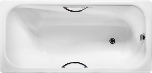 Чугунная ванна Wotte Start 160x75, с ручками фото 4