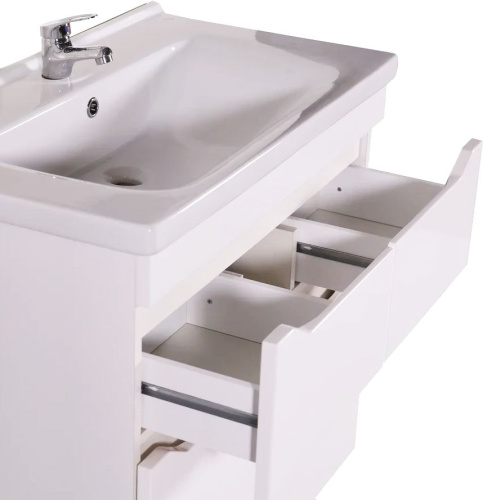Мебель для ванной ASB-Mebel Бари 80-2.2 белая фото 4