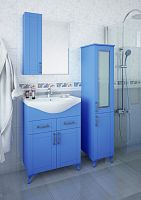 Мебель для ванной Sanflor Глория 65, напольная, голубая