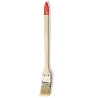 COLOR EXPERT 81672502 кисть радиаторная угловая, светлая, смешанная щетина, деревянная ручка (25мм)