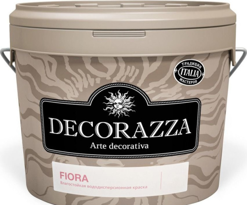 Краска Decorazza Fiora, влагостойкая, вододисперсионная Краска Decorazza Fiora, влагостойкая, вододисперсионная