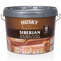 Лак Husky Siberian Аквалак акриловый, защитный для стен и потолков
