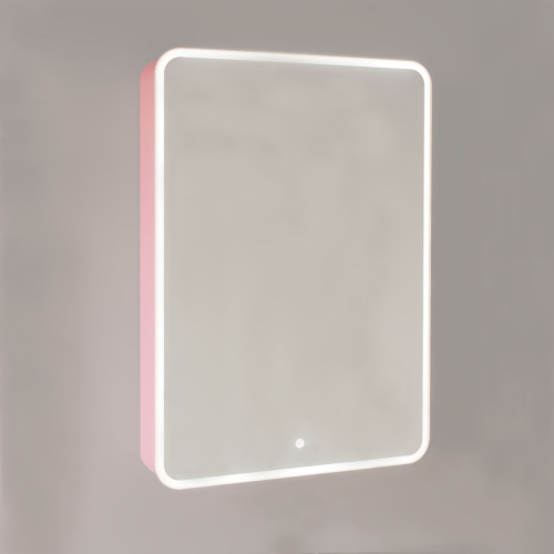Зеркало-шкаф Jorno Pastel 60, розовый иней фото 5