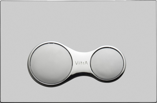 Смывной бачок скрытого монтажа VitrA 800-2020 с кнопкой смыва, хром фото 4