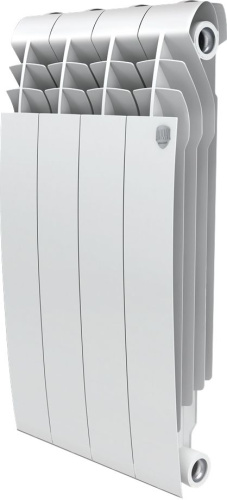 Радиатор биметаллический Royal Thermo BiLiner 500 VDR 4 секции, bianco traffico