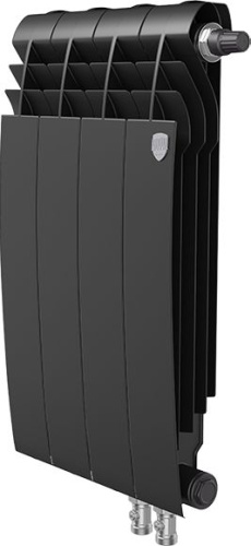 Радиатор биметаллический Royal Thermo BiLiner 500 Noir Sable VDR, 4 секции фото 2