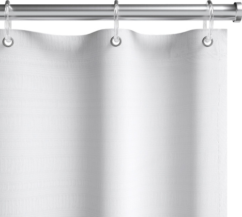 Штора для ванной Fora FOR-PH100 180х180 см, белая фото 3 Штора для ванной Fora FOR-PH100 180х180 см, белая фото 3