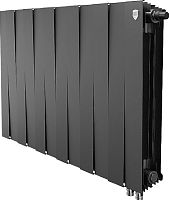 Радиатор биметаллический Royal Thermo Piano Forte 500 VDR noir sable, 12 секций, черный