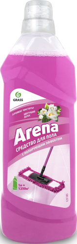 Средство для мытья пола Grass Arena с полирующим эффектом, цветущий лотос, 1 л