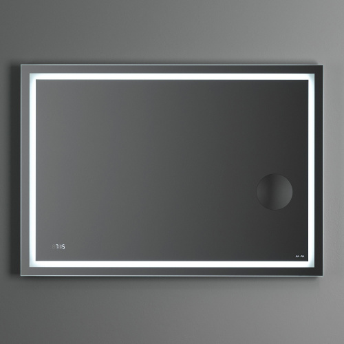Зеркало AM.PM Gem 100 с LED-подсветкой, часами и косметическим зеркалом фото 3