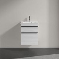 Мебель для ванной Villeroy & Boch Venticello 46 white wood, с ручками хром